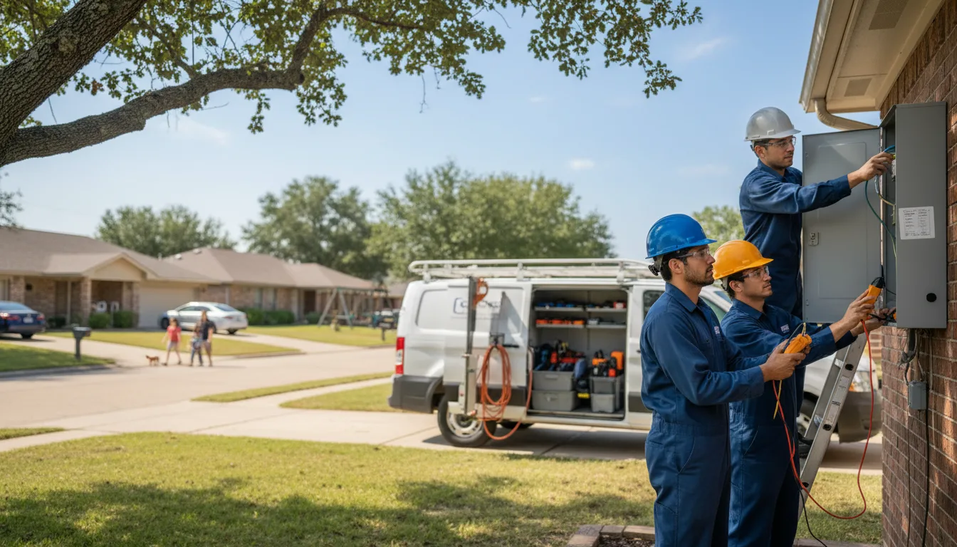 Certified electrician providing emergency electrical services in Mcdonald, NM
